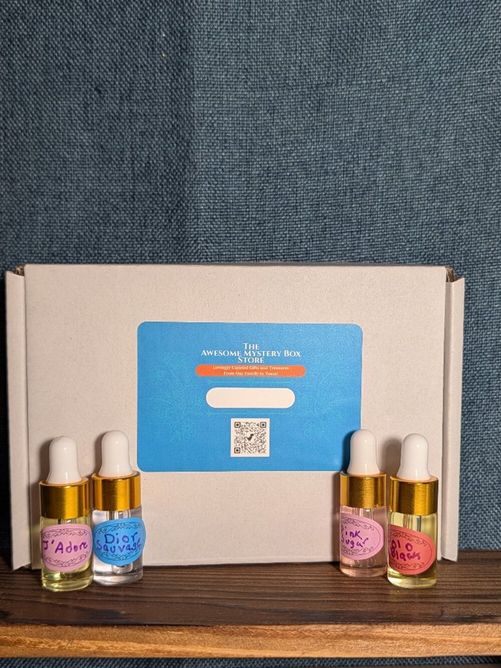 Fragrance Oil 4-Pack 3ml Glass Dropper Box Set | 12ml Total | Non Alcohol Based